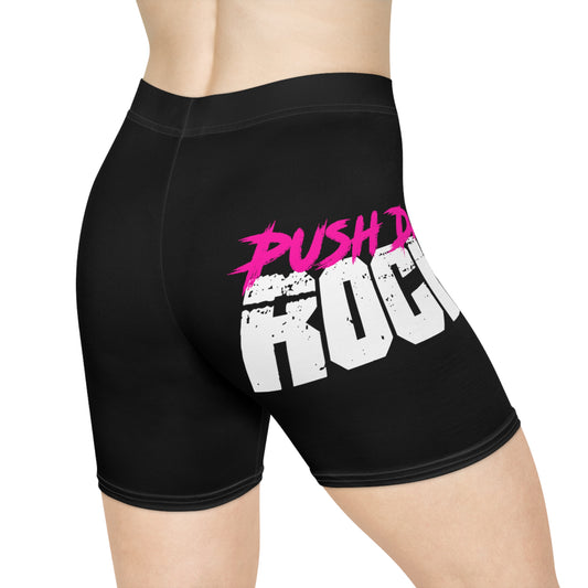 Push Da Rock Women's Biker Shorts